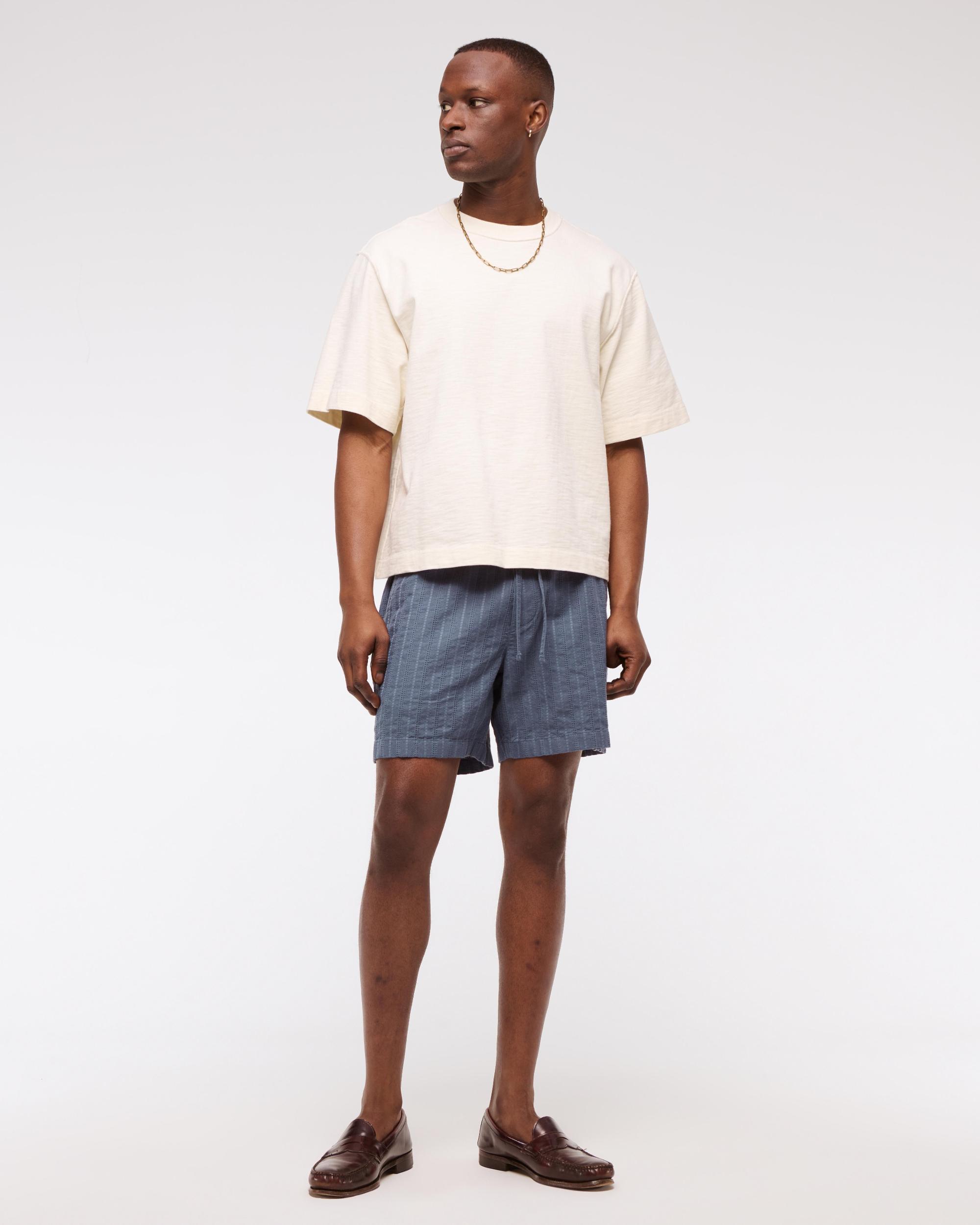 Cotton Texture Pull-On Short Product Image