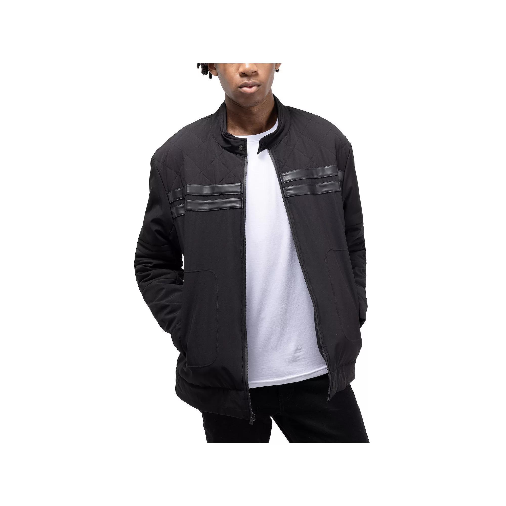 Men's Xray Quilted Jacket, Size: Large, Black Product Image