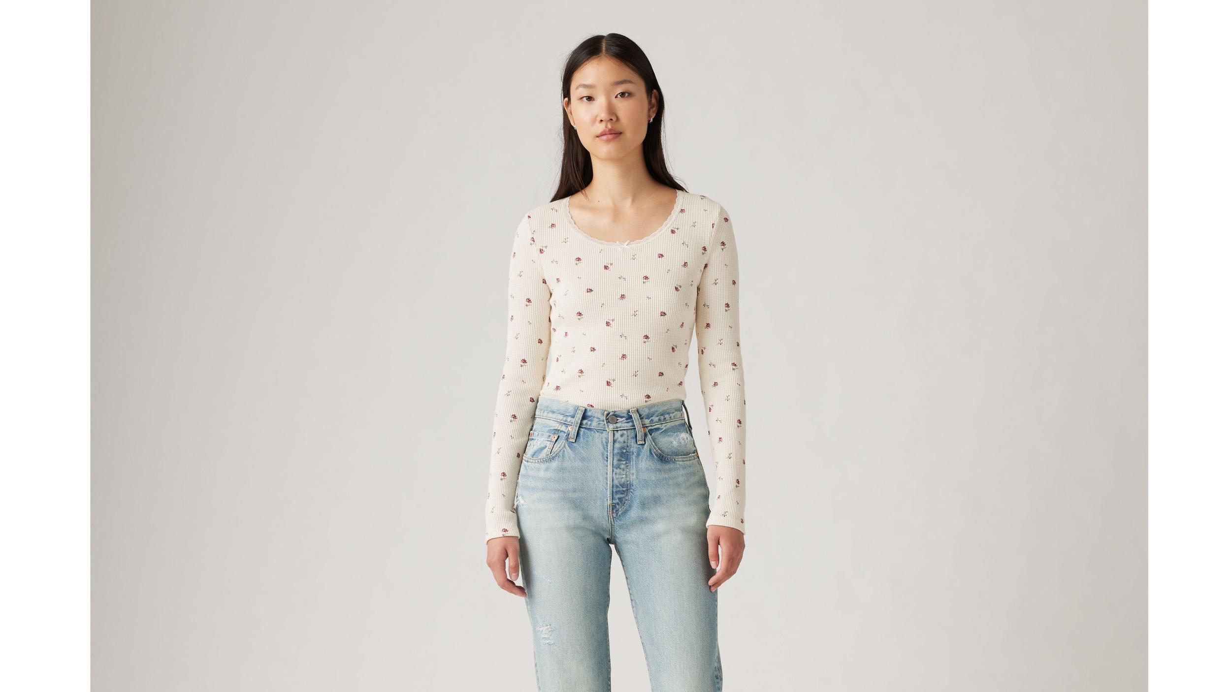 Dry Goods Waffle Long Sleeve T-Shirt Product Image