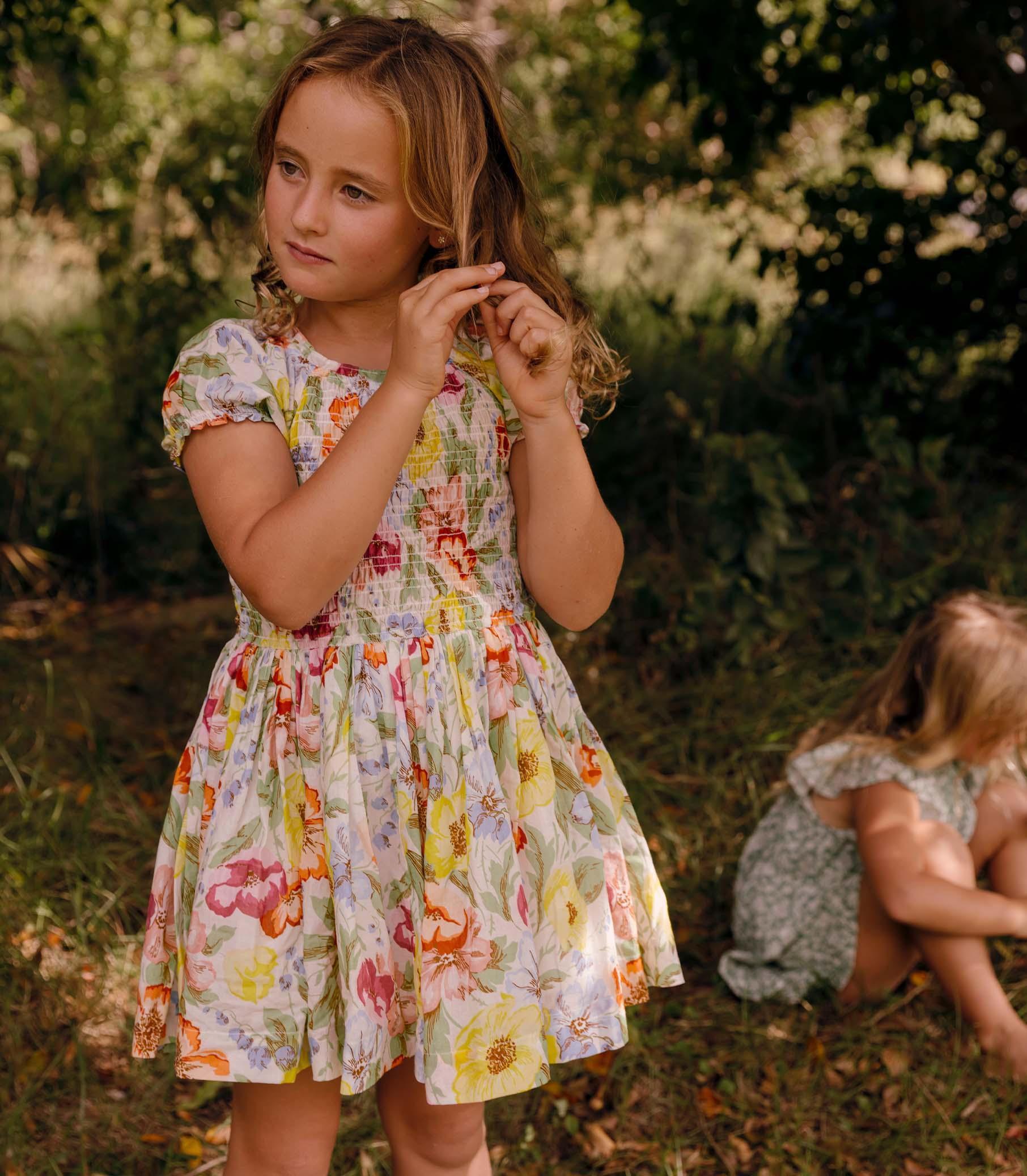 MAE DRESS -- BLANC ANEMONE BLOOM Product Image