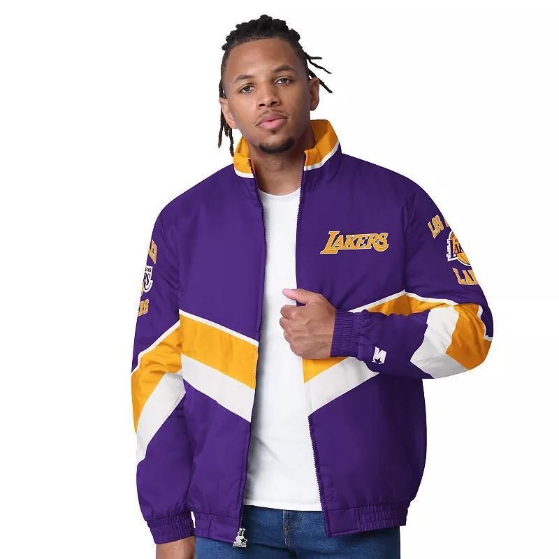 Men's Starter Kelly Green Boston Celtics Captain Oxford Full-Zip Jacket, Size: Small Product Image