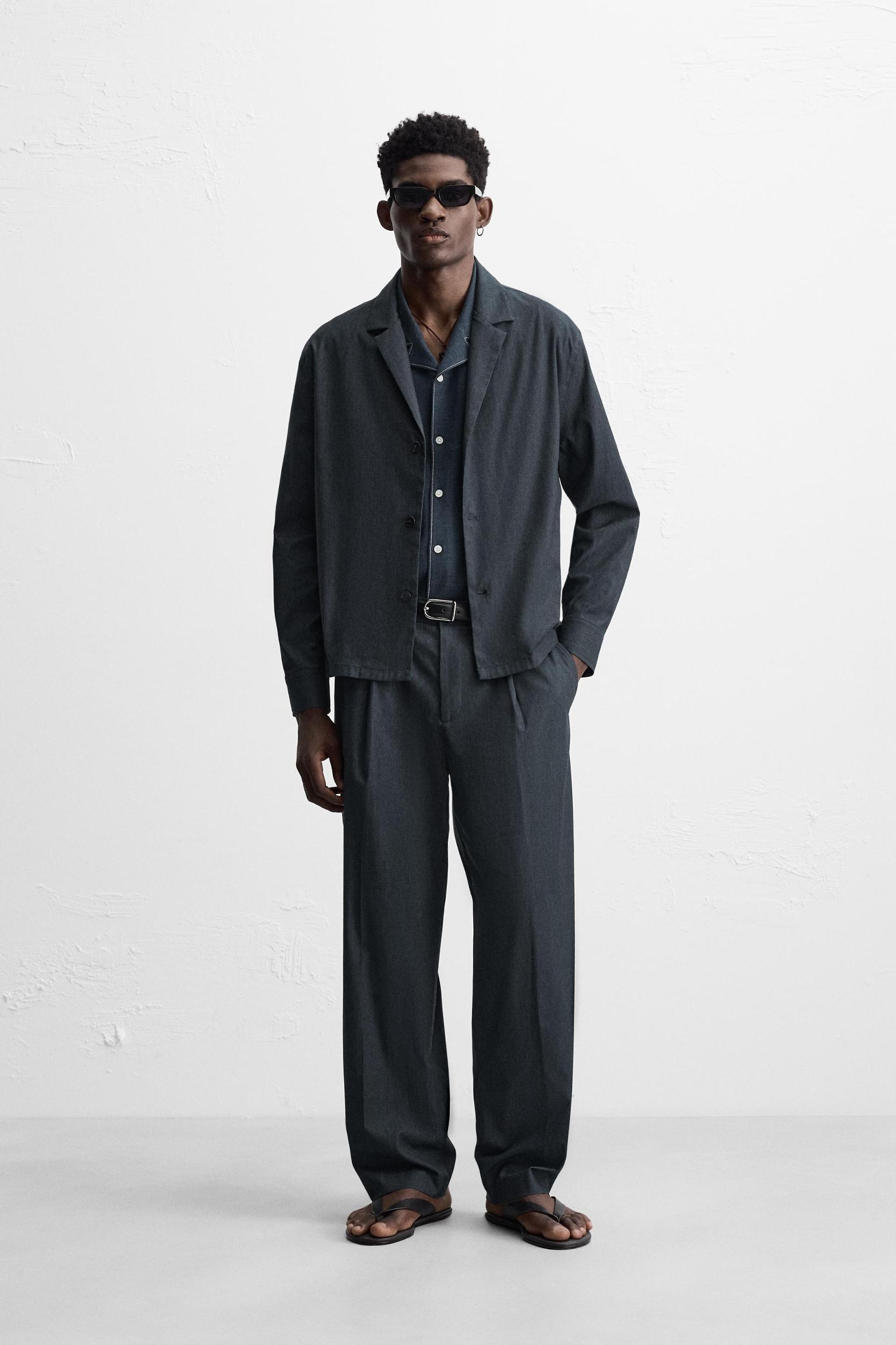 PLEATED REGULAR FIT PANTS Product Image
