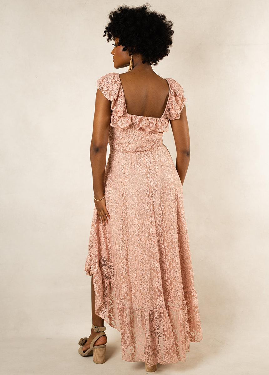 Bette Bridesmaid Dress in Dusty Pink Female Product Image