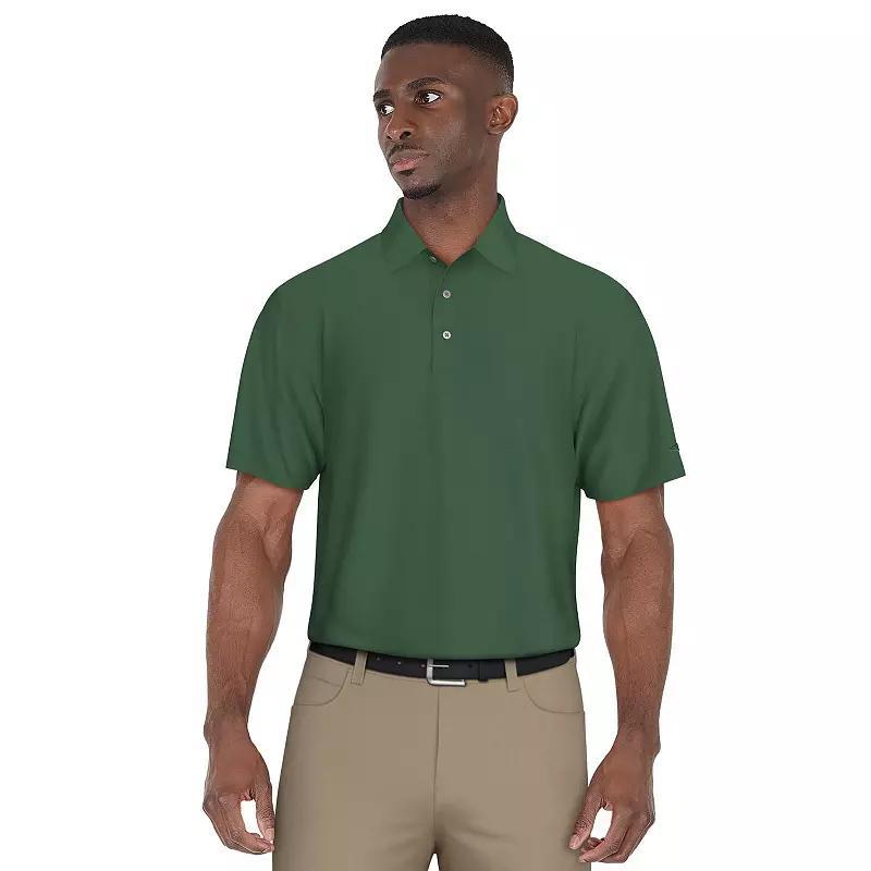 Men's Grand Slam Classic-Fit Solid Golf Polo, Size: Large, Deep Green Product Image