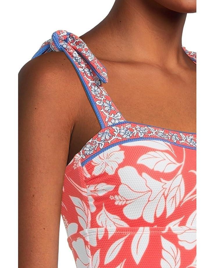 Palm Modern Mosaic Maillot 1Pc Product Image