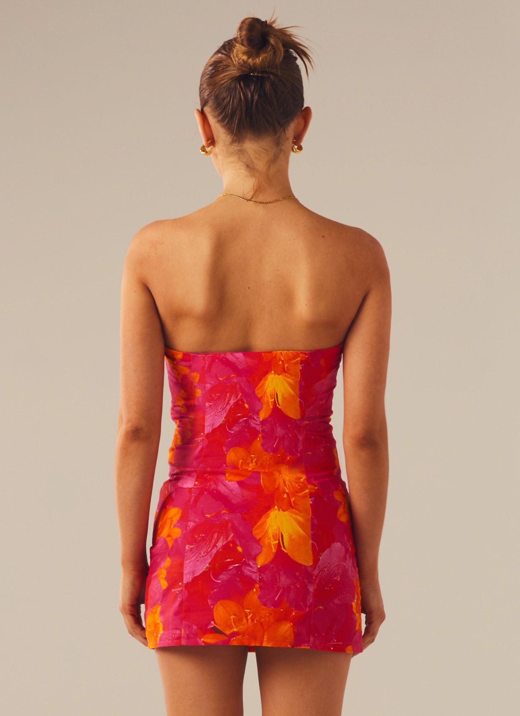 Stuck On You Mini Tube Dress - Floral Sun Product Image