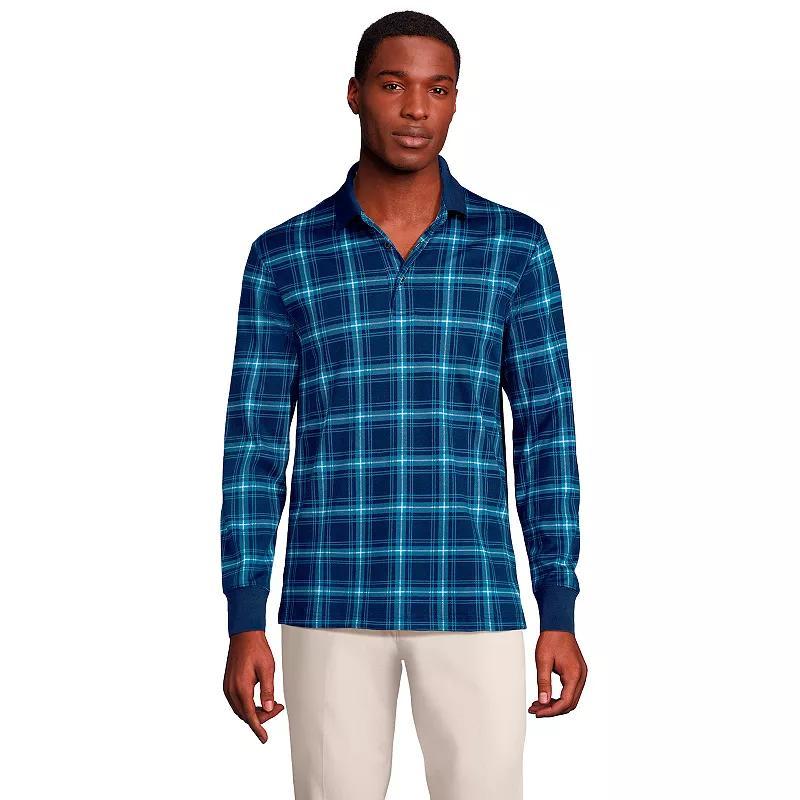 Men's Lands' End Soft Supima Polo, Size: Medium, White Product Image