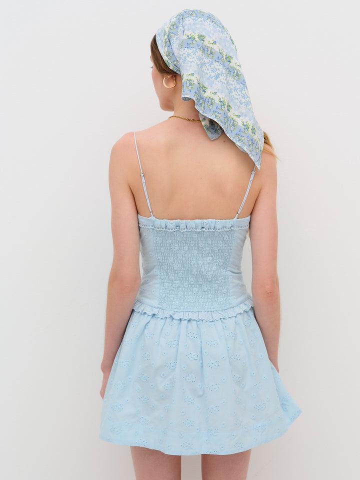 Marlowe Mini Dress — Blue Product Image