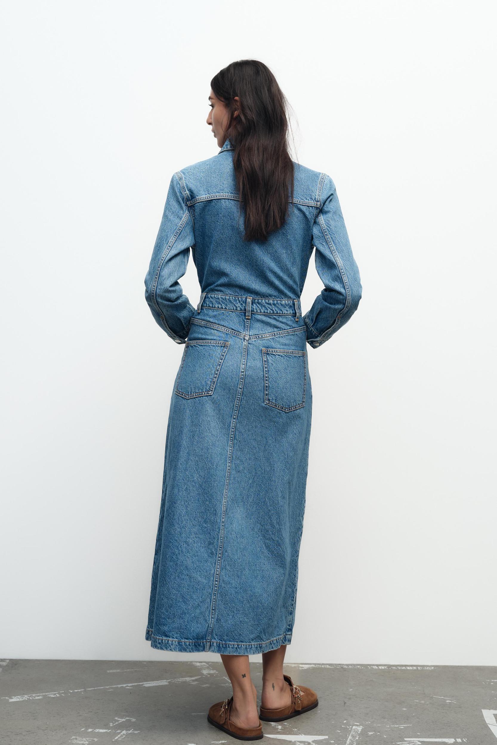 Z1975 DENIM MIDI DRESS Product Image