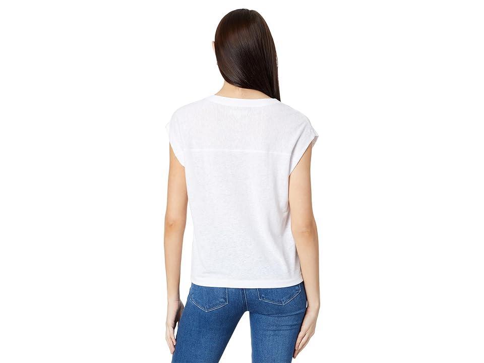 Madewell Relaxed V-Neck Tee (Eyelet ) Women's Clothing Product Image