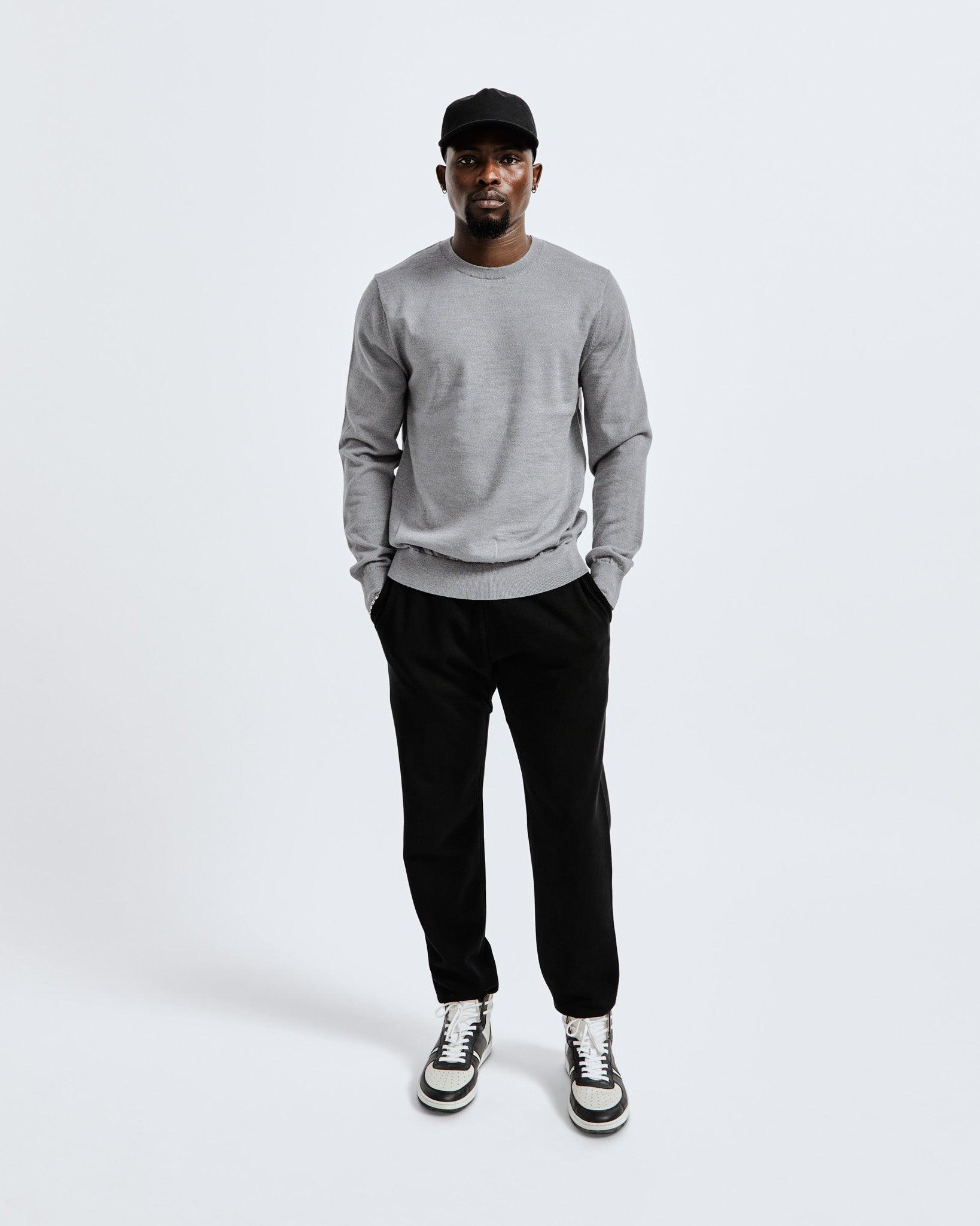 Lightweight Merino Harry Crewneck - Vault Male Product Image