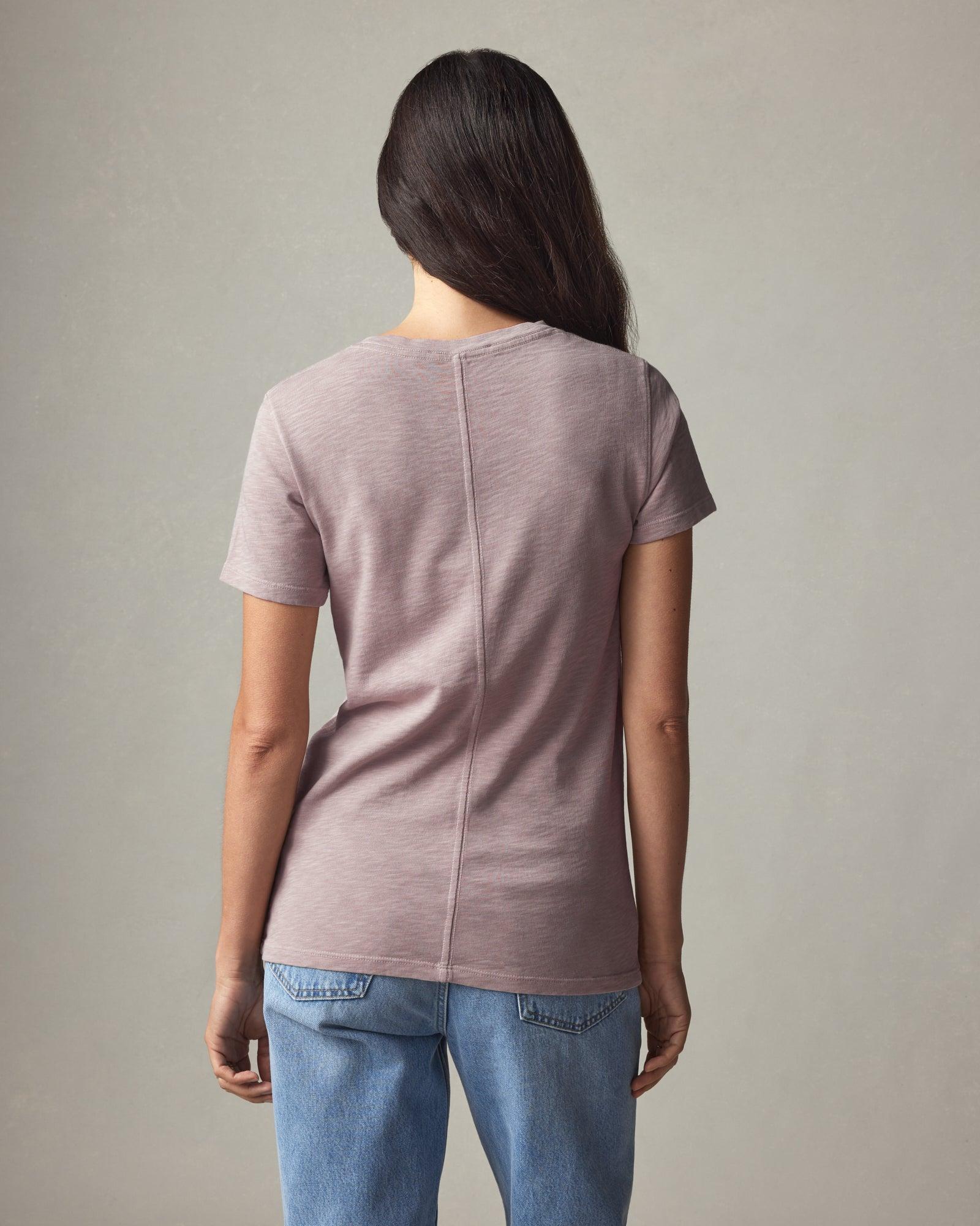 Premium Slub V-Neck Tee - Sunset Female Product Image