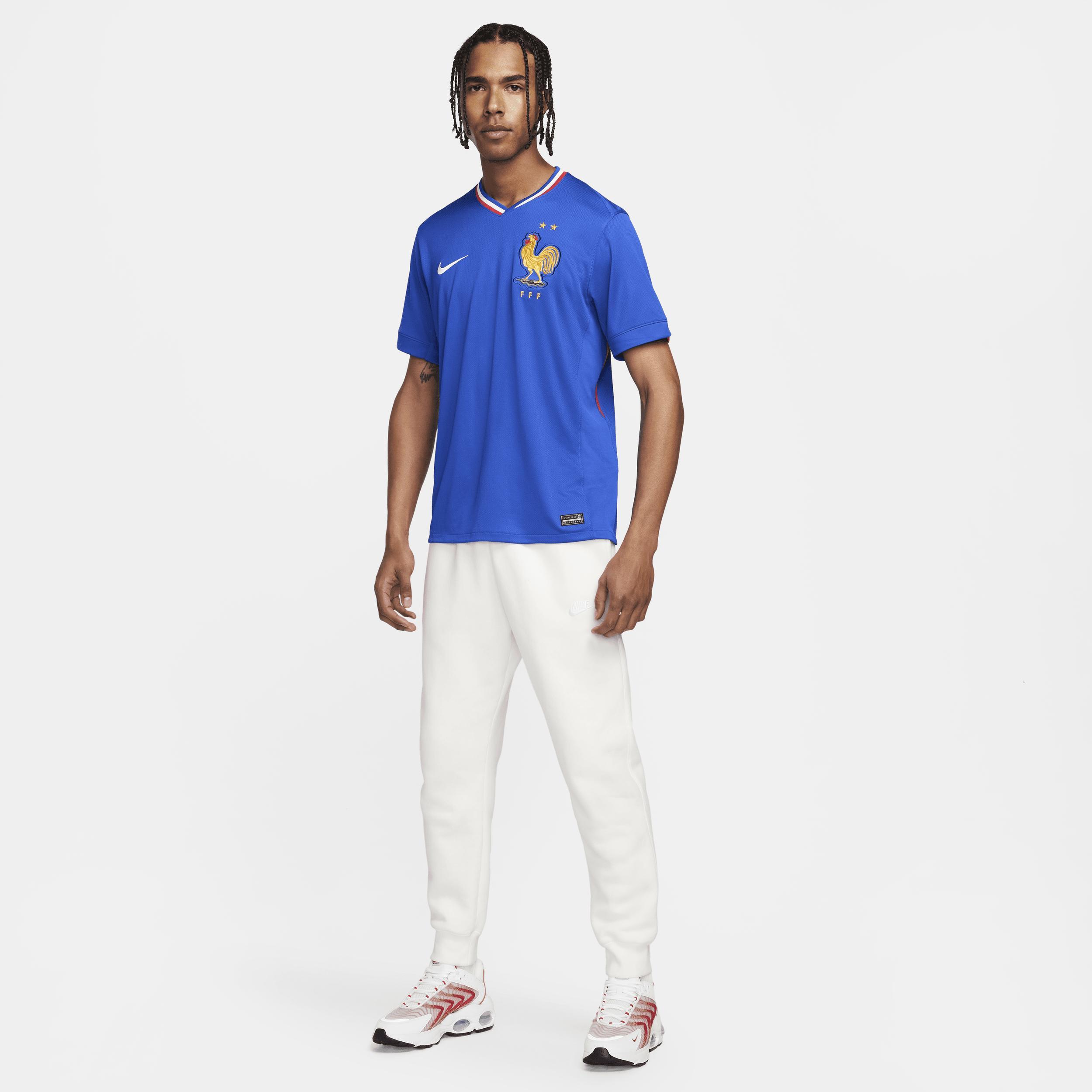 FFF (Team) 2024/25 Stadium Home Nike Men's Dri-FIT Soccer Replica Jersey Product Image