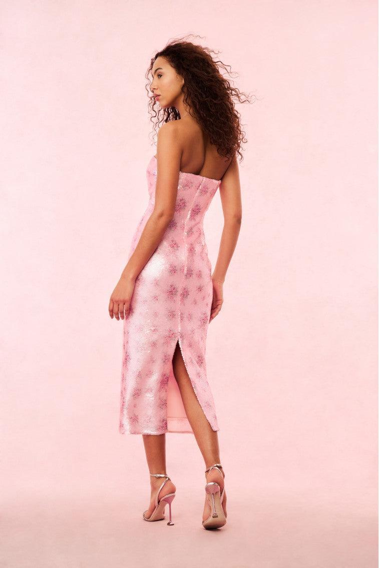 Stasia Sequin Midi Dress Product Image