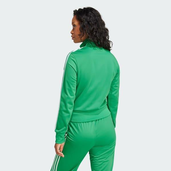adidas Adicolor Classics Firebird Track Jacket Green XS Womens Product Image