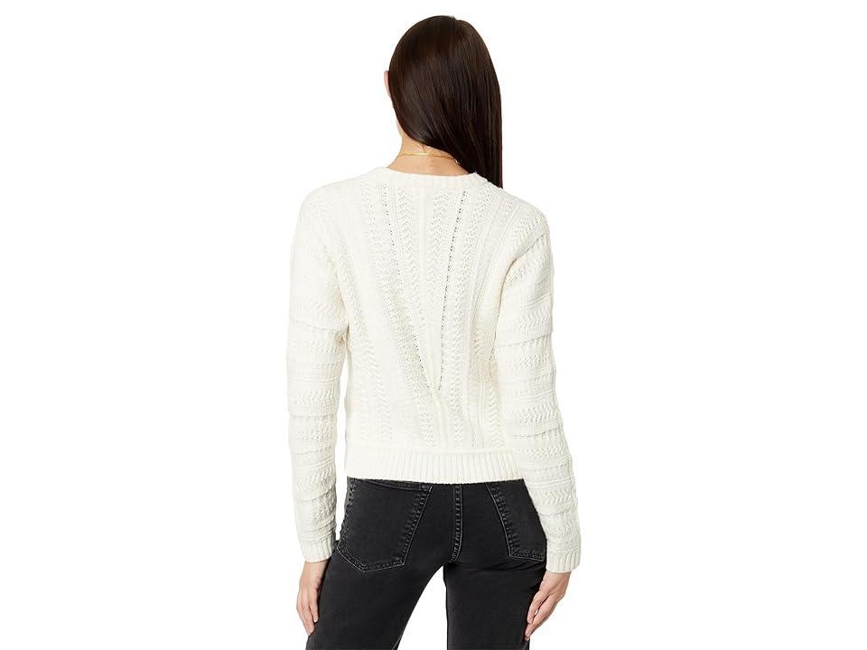 Splendid Daria Crew Sweater (Snow Heather) Women's Sweater Product Image