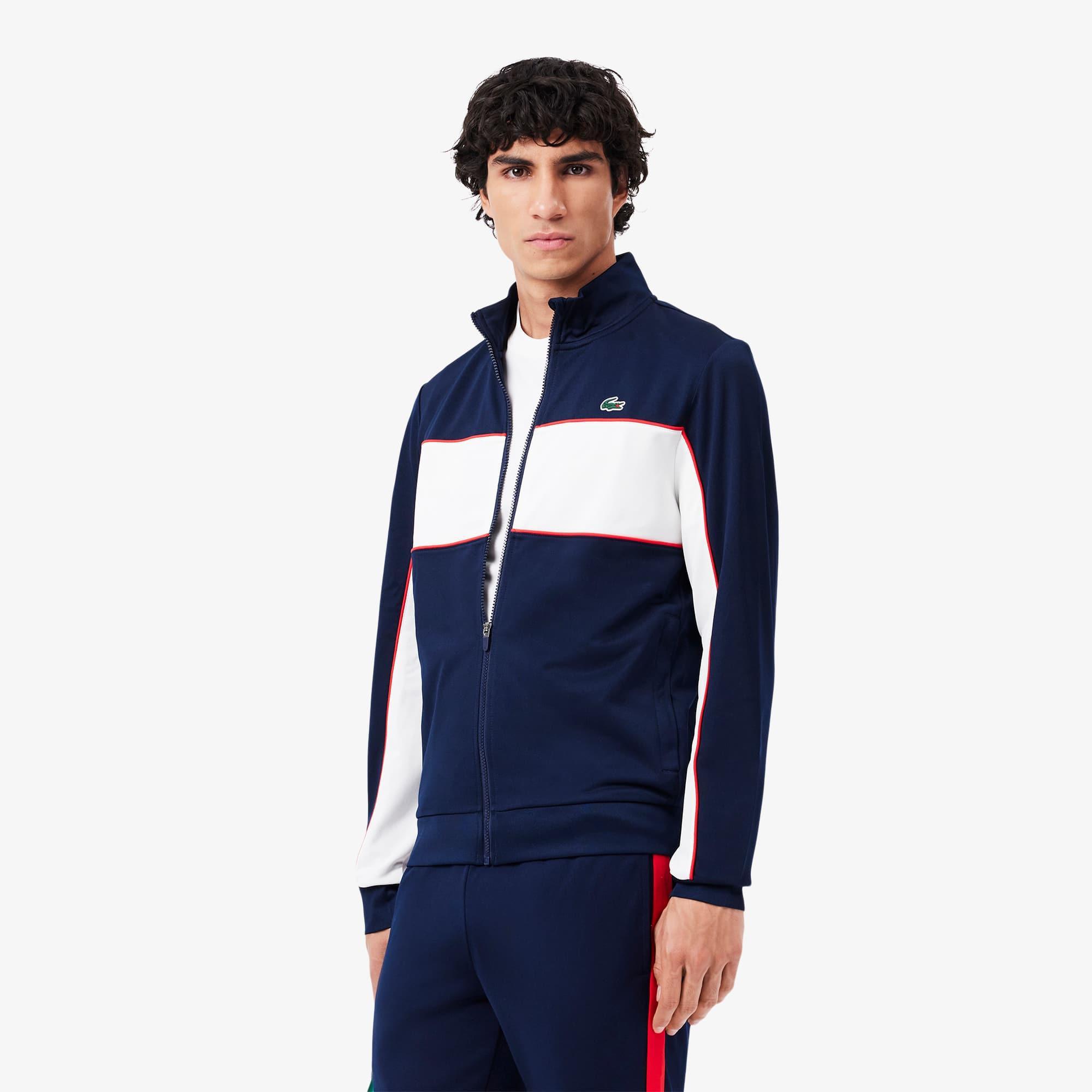 Print Branding Zipped Tennis Sweatshirt Product Image