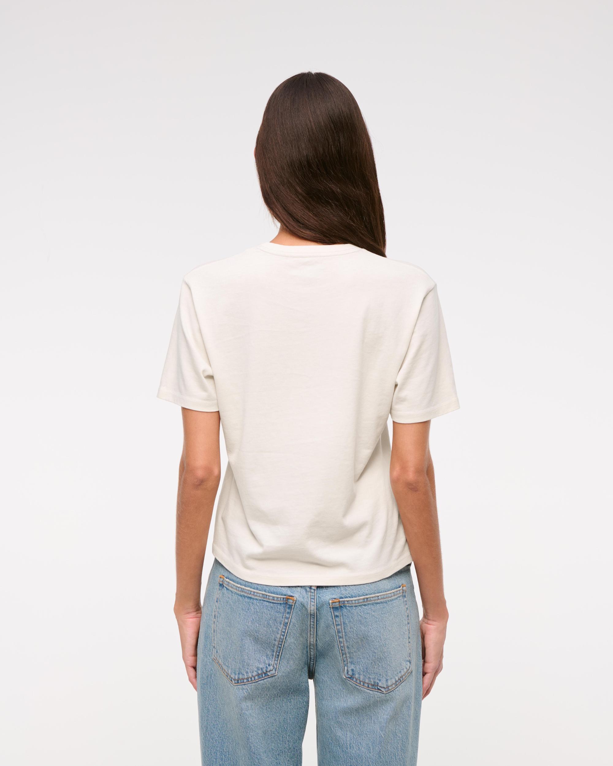 Short-Sleeve Ski Tag Graphic Relaxed Tee Product Image