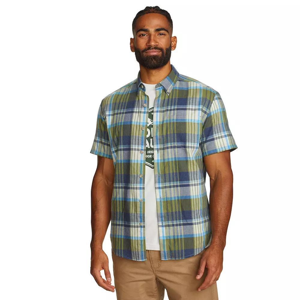 Men's Eddie Bauer Short Sleeve Tidelands Shirt, Size: Small, Grey Olive Product Image