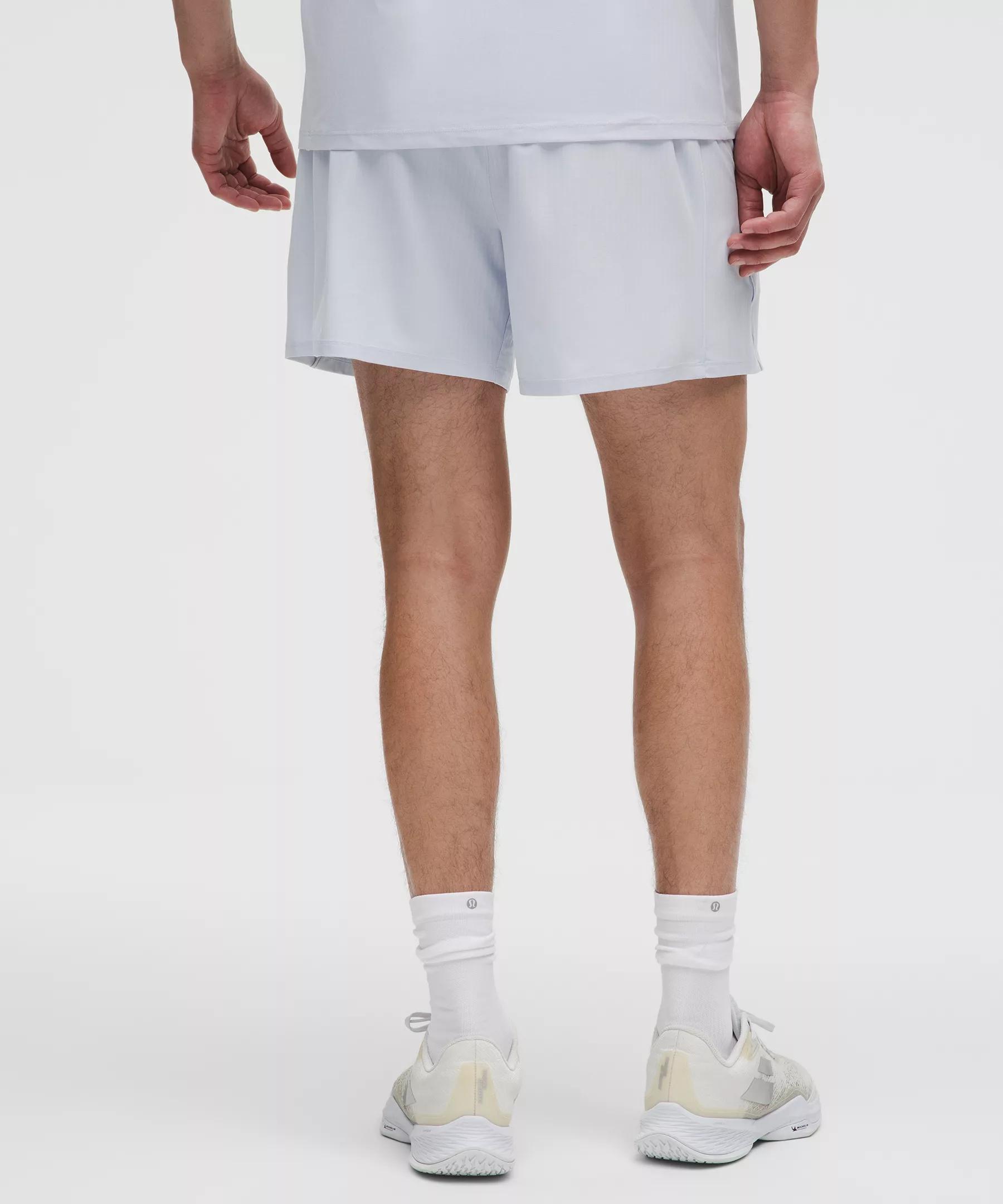 Striped Mesh Tennis Short 5" Product Image