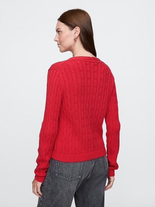 Cable-Knit Cardigan Product Image