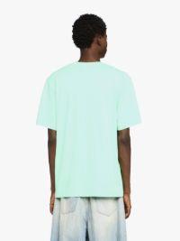 T-SHIRT WITH ANCHOR EMBROIDERY in green | JW Anderson US  Product Image
