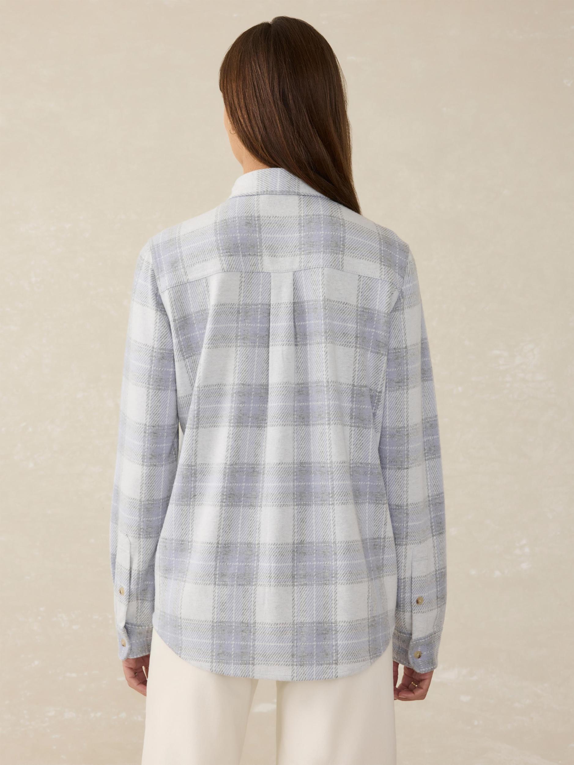 Legend™ Classic Sweater Shirt - Blue Ravine Plaid Female Product Image