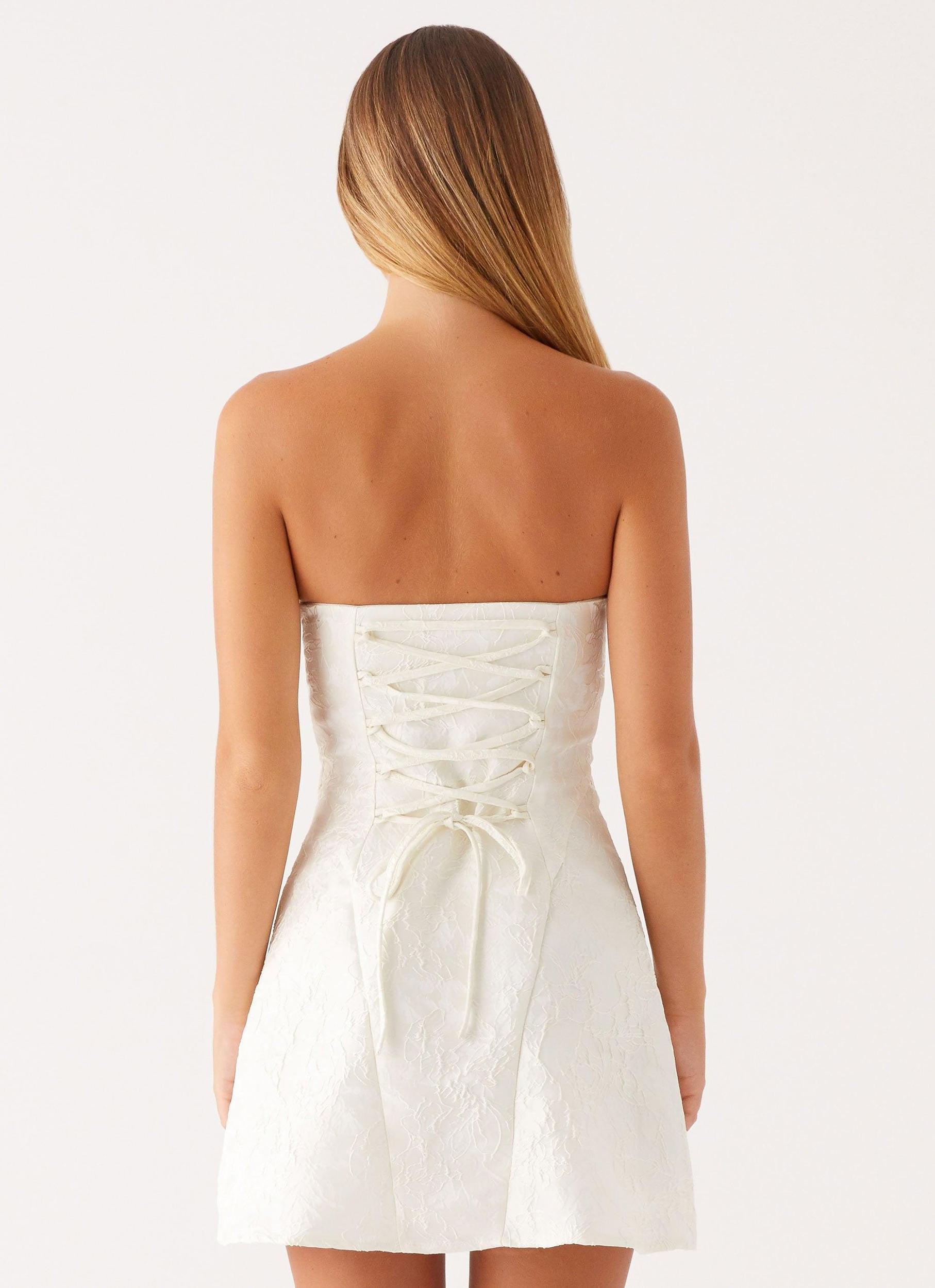 So Stylish Mini Dress - White Product Image