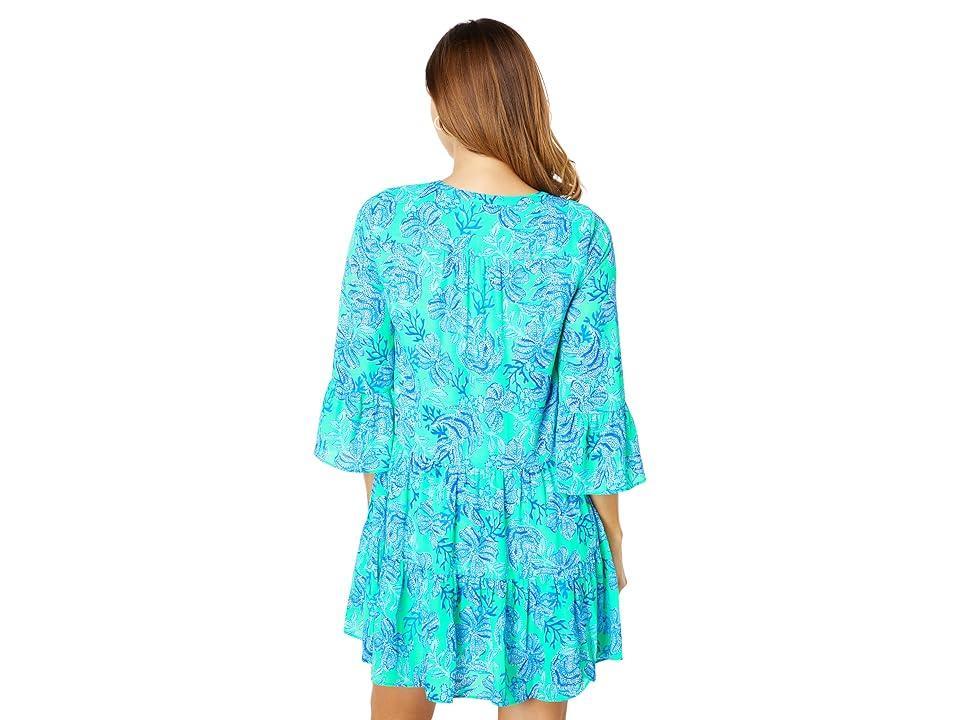 Lilly Pulitzer Gabriel Dress (Cabana Keepin It Reel) Women's Clothing Product Image