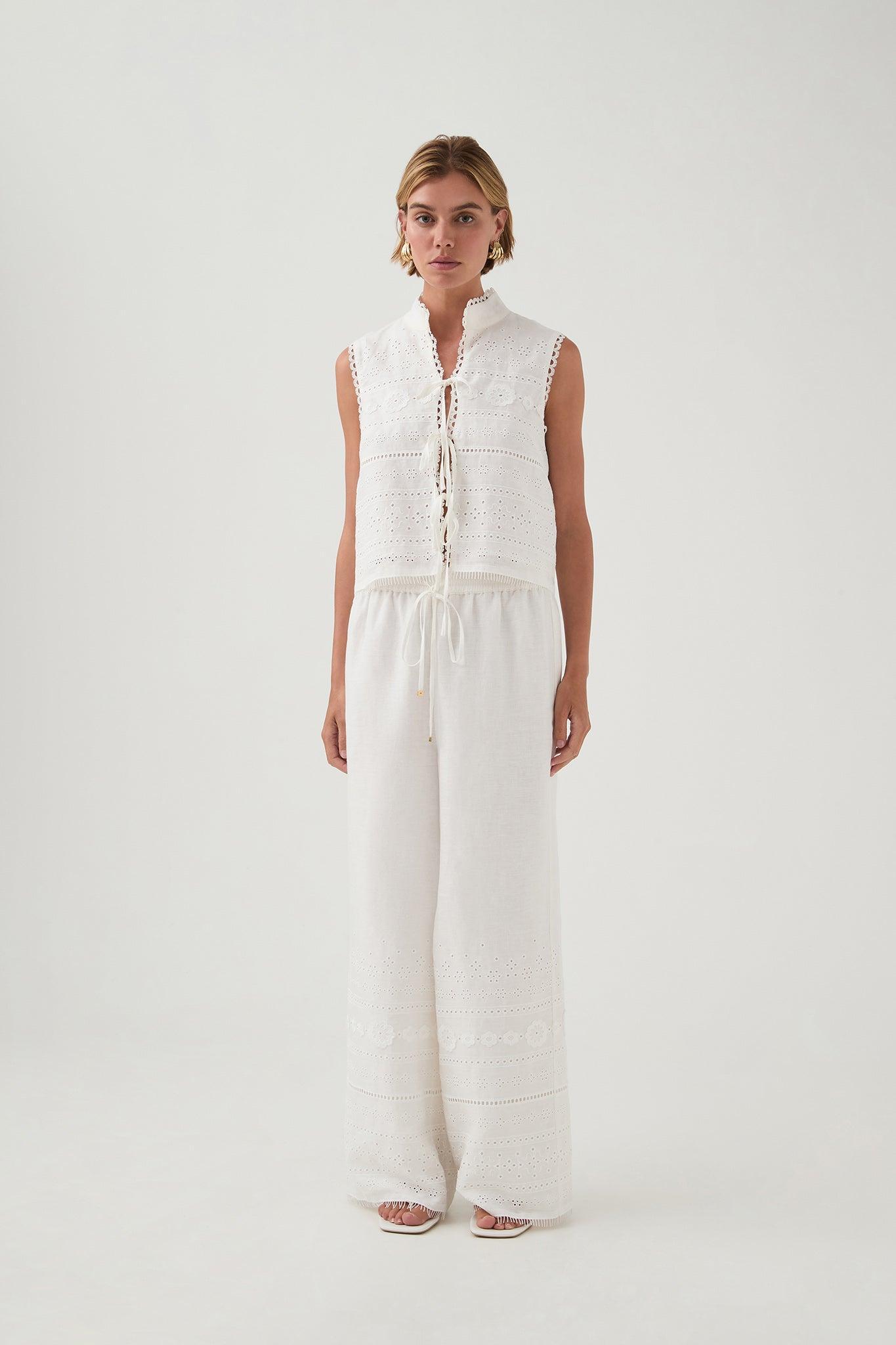 Cloud Embroidered Top Product Image