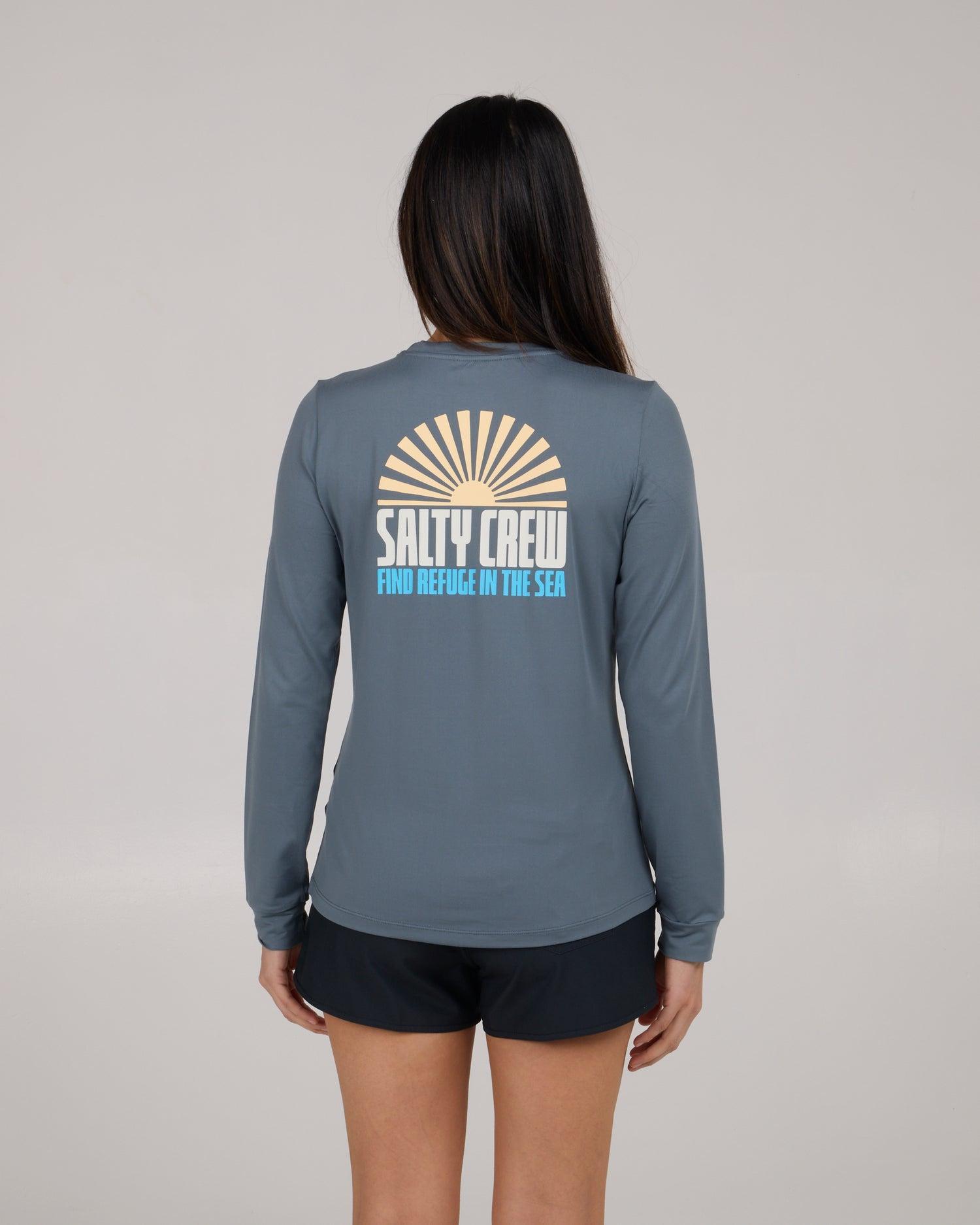 In The Rays Sunshirt - Fin Blue Female Product Image
