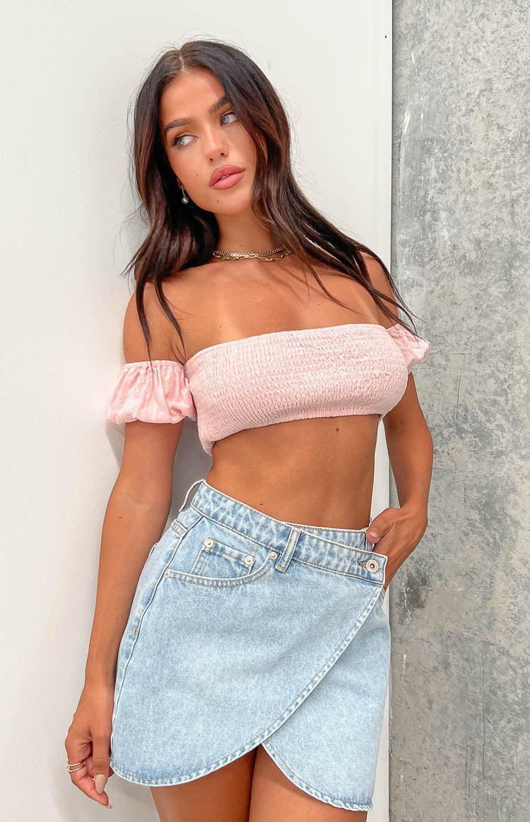 Molly Pink Crop Top Product Image