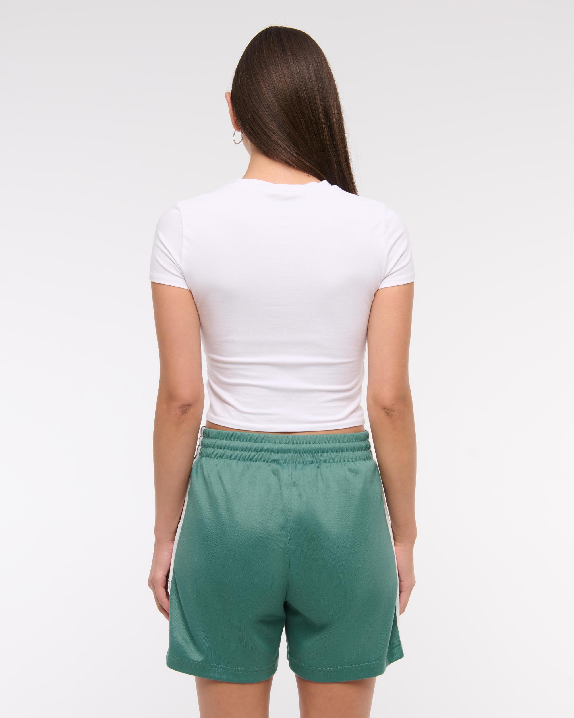 Mid Rise Track Short Product Image