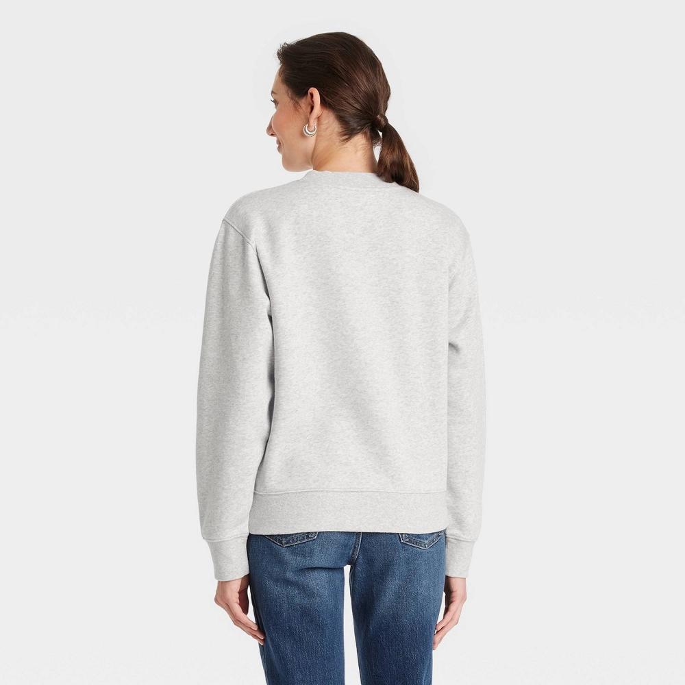 Womens Leisure Studio Graphic Sweatshirt - Universal Thread Heather XS Product Image