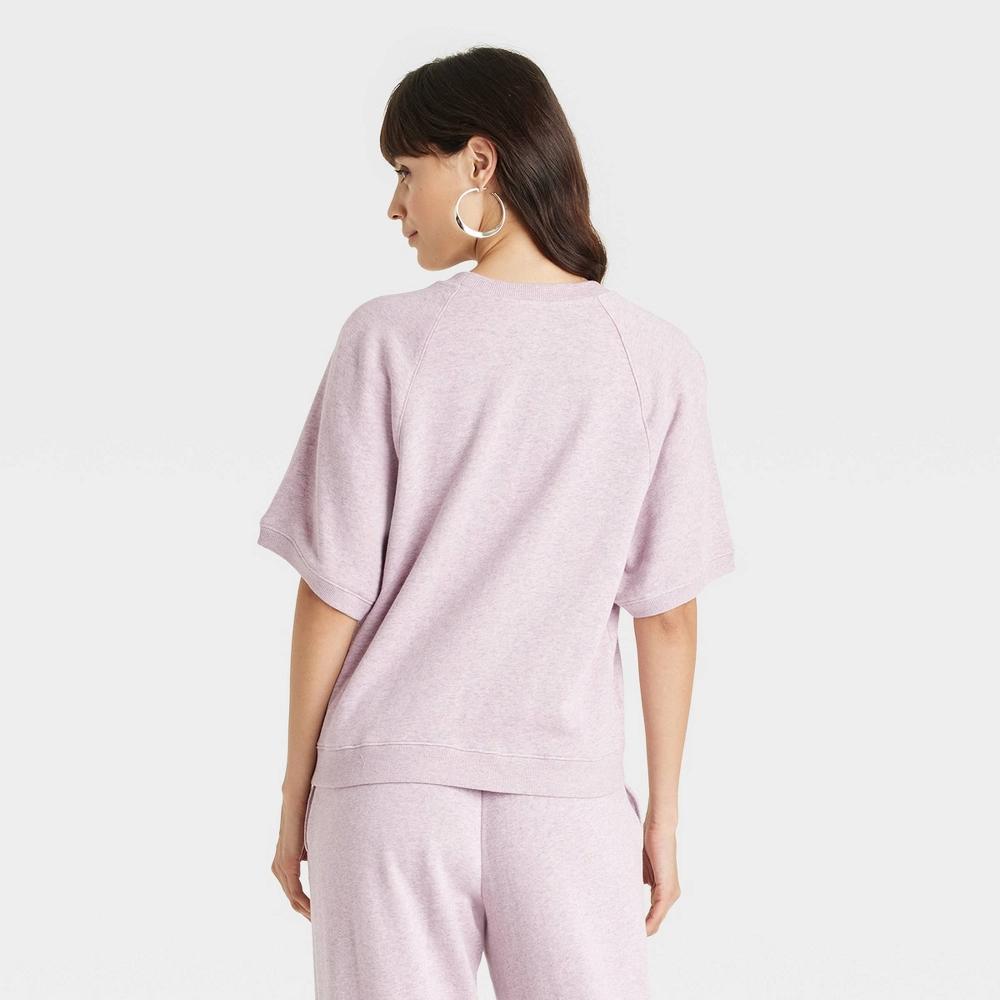 Womens Leisure Studio Sweatshirt - Universal Thread Light Mauve XL Product Image