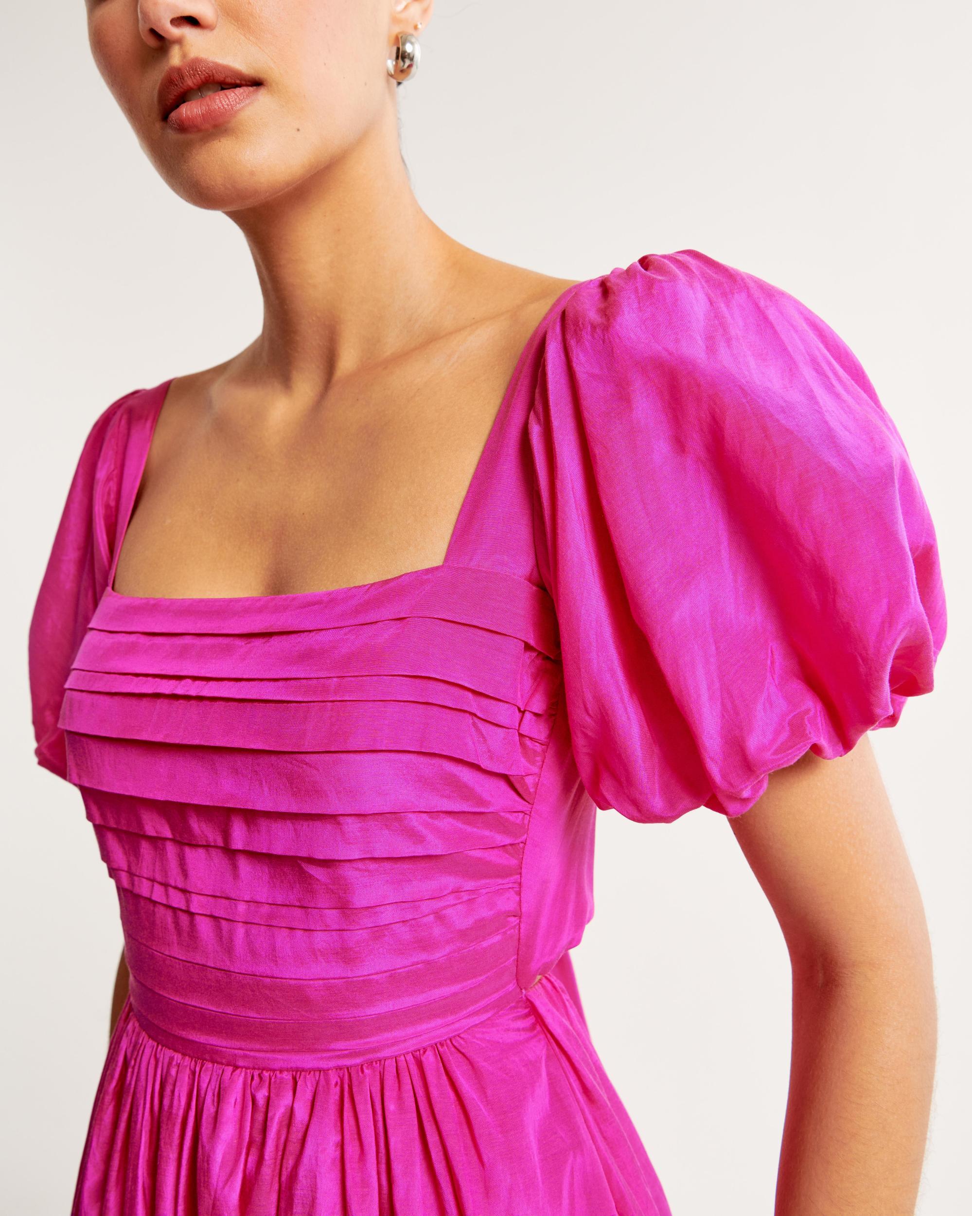 The A&F Emerson Drama Bow-Back Maxi Dress Product Image