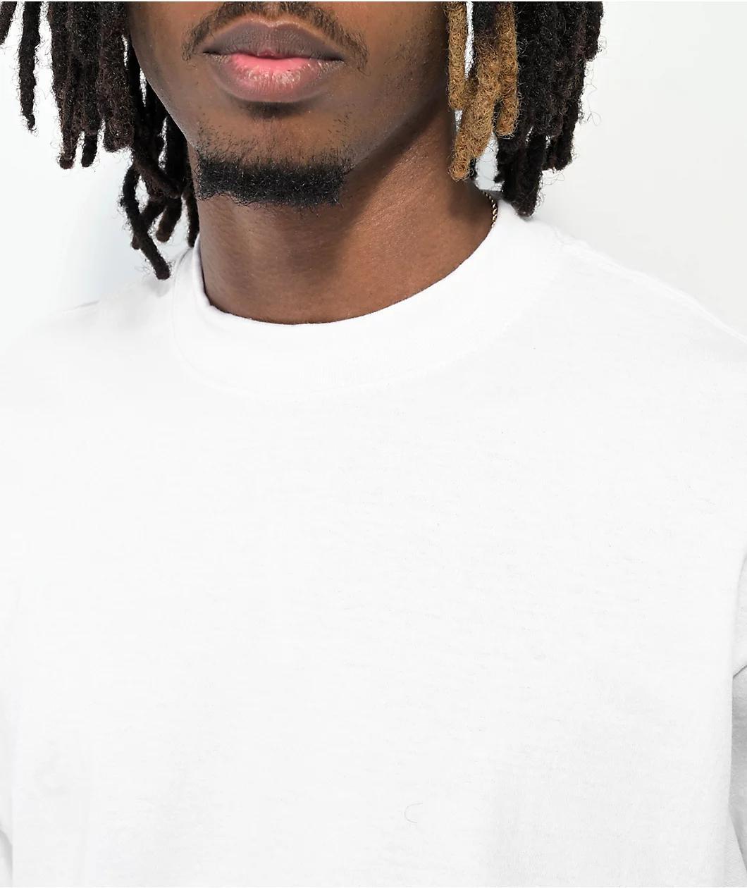 Shaka Wear Max Heavyweight White T-Shirt Product Image