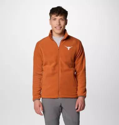 Men's Columbia  Texas Orange Texas Longhorns Flanker IV Fleece Full-Zip Jacket, Size: Large, Team Product Image