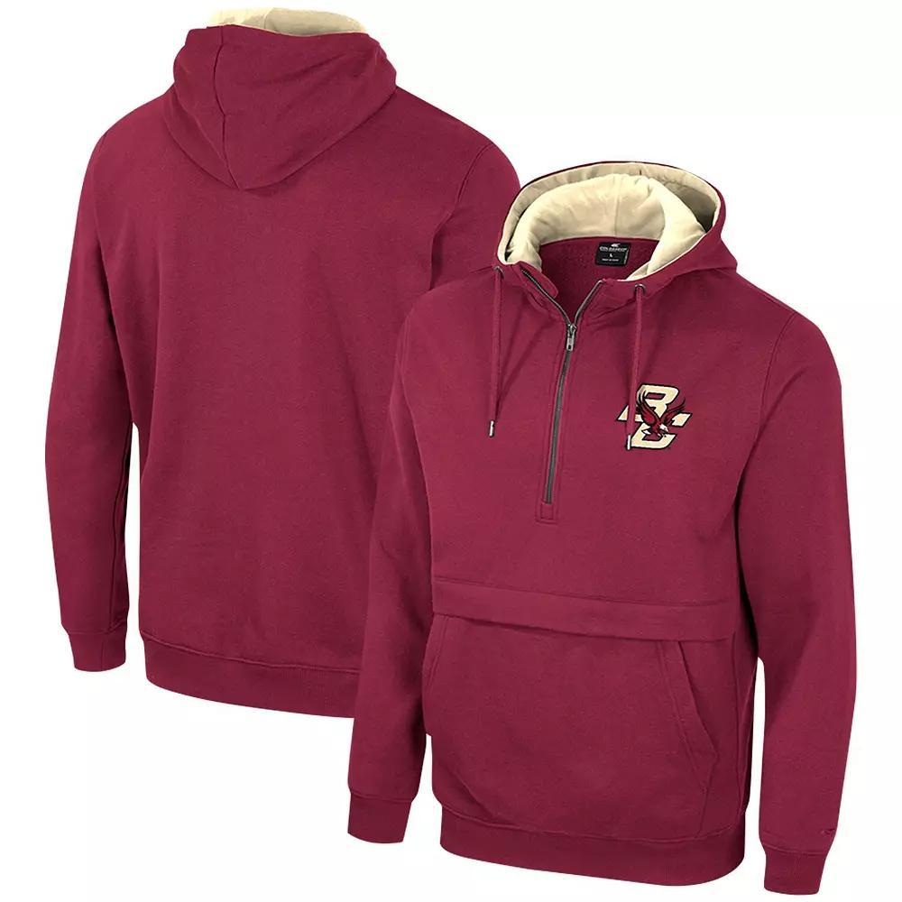 Men's Colosseum Green Michigan State Spartans Half-Zip Hoodie, Size: 2XL Product Image