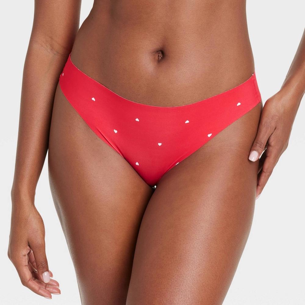 Womens Invisible Edge Thong Underwear - Auden Soft Beige XL Product Image
