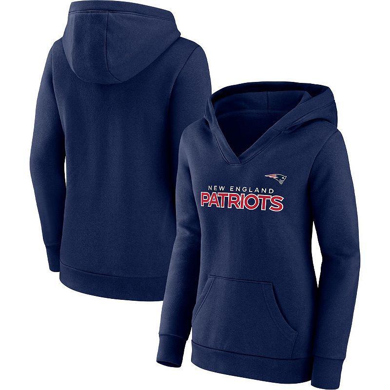 Women's Fanatics Black Las Vegas Raiders Team Logo Victory Script Pullover Hoodie, Size: 2XL, Lvr Black Product Image