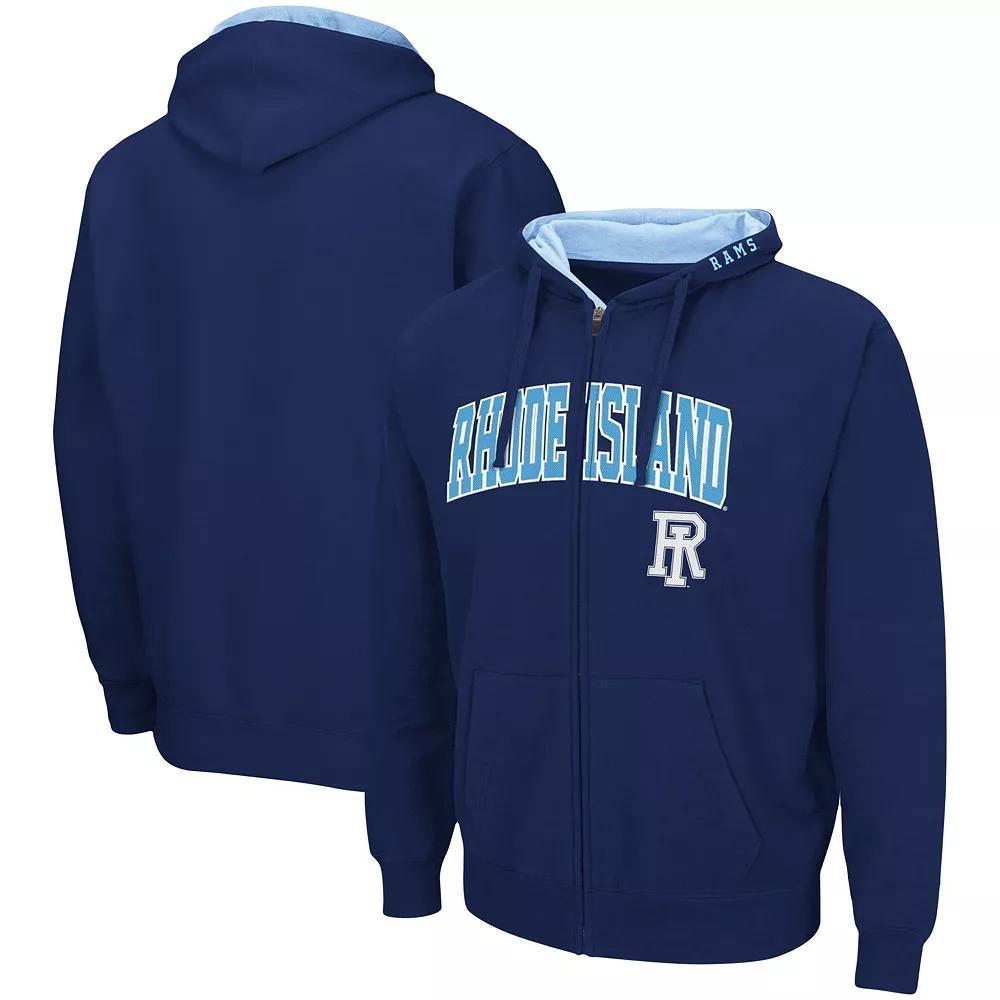Men's Colosseum Garnet Florida State Seminoles Arch & Logo 3.0 Full-Zip Hoodie, Size: Medium, Red Product Image