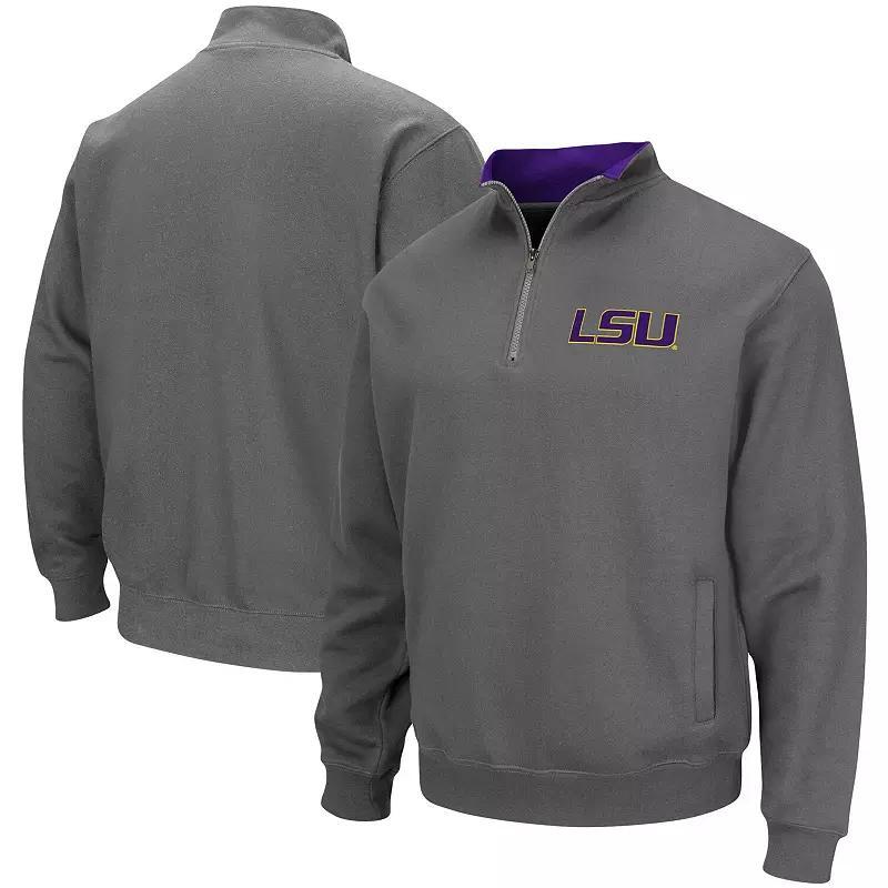Men's Colosseum Charcoal Ohio Bobcats Tortugas Logo Quarter-Zip Jacket, Size: Small, Ohu Charco Product Image