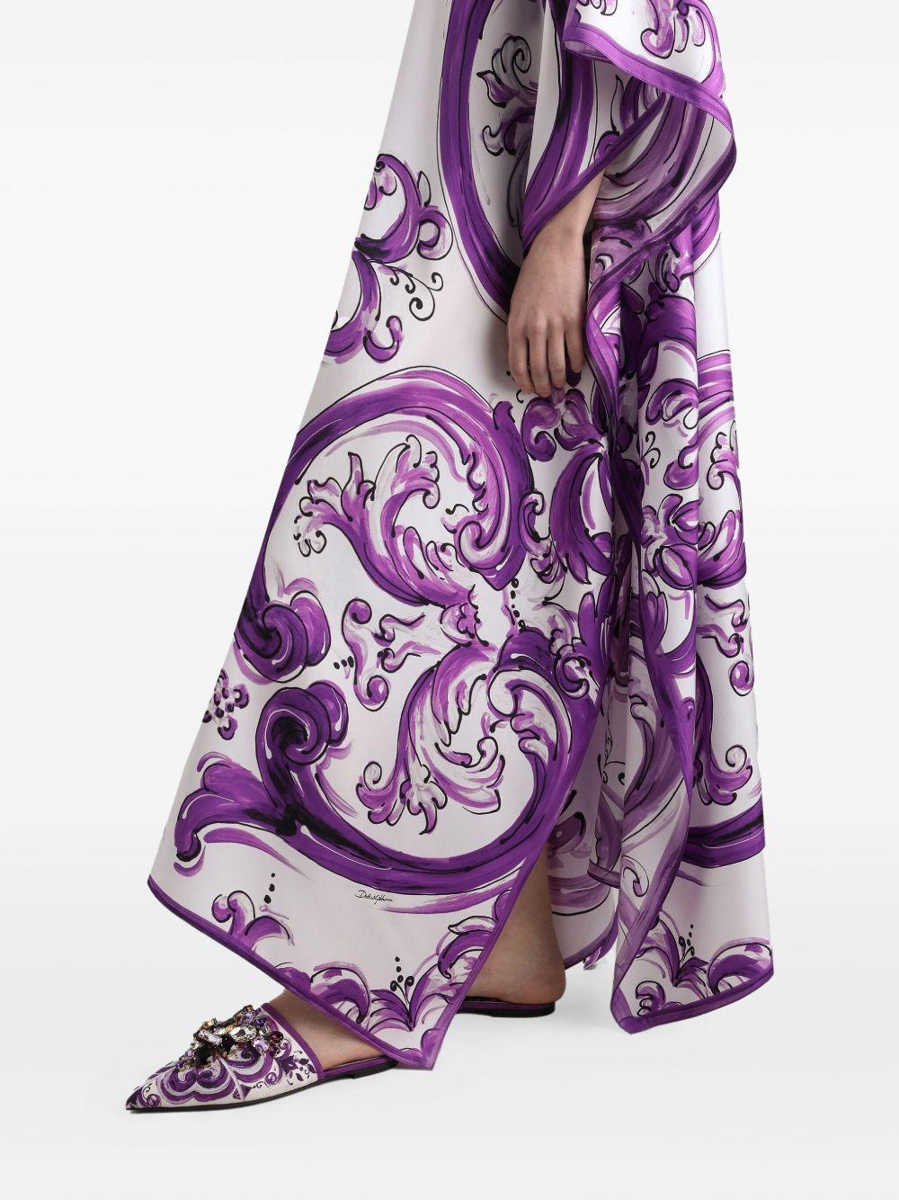 Majolica-print dress Product Image