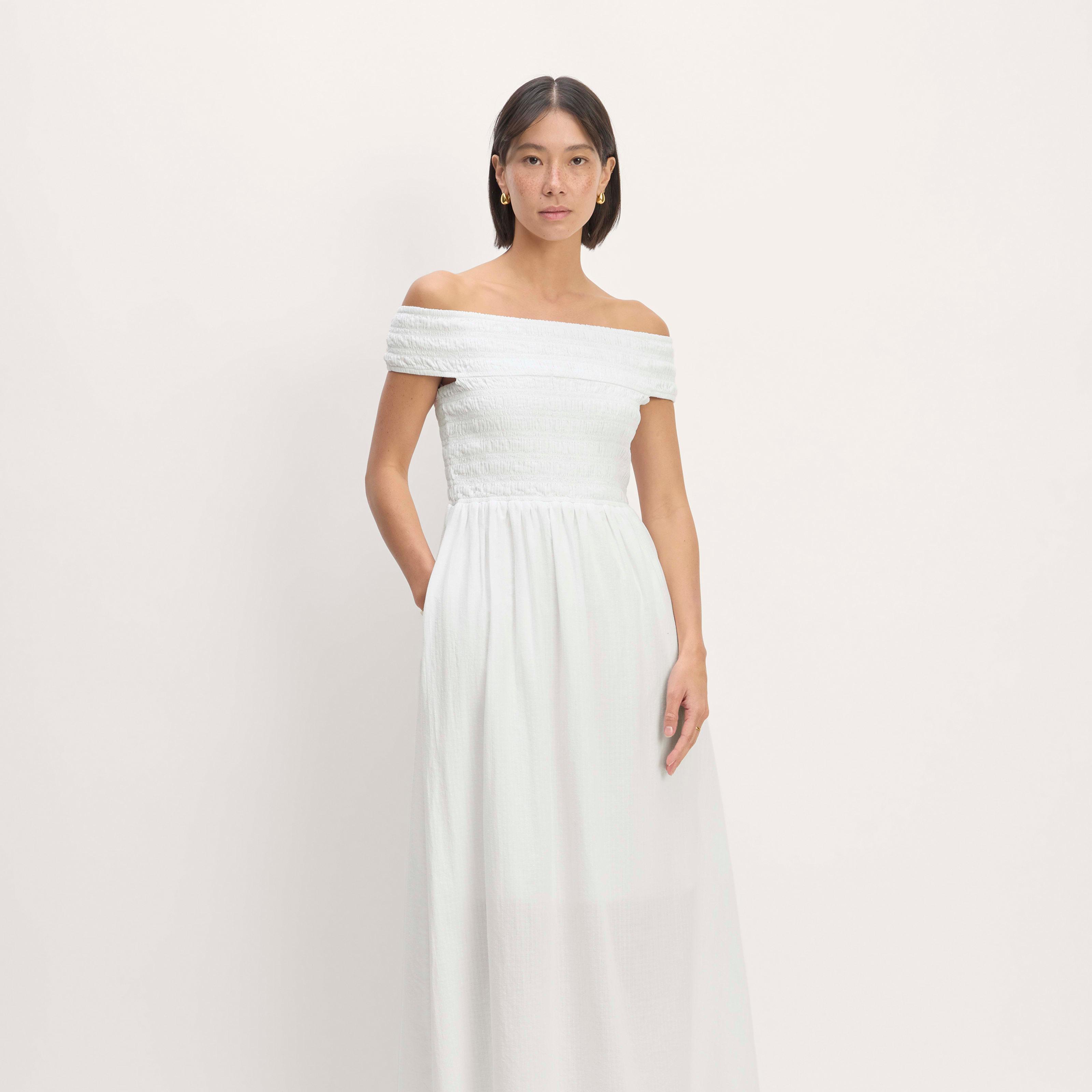 The Gauze Off-the-Shoulder Dress Product Image