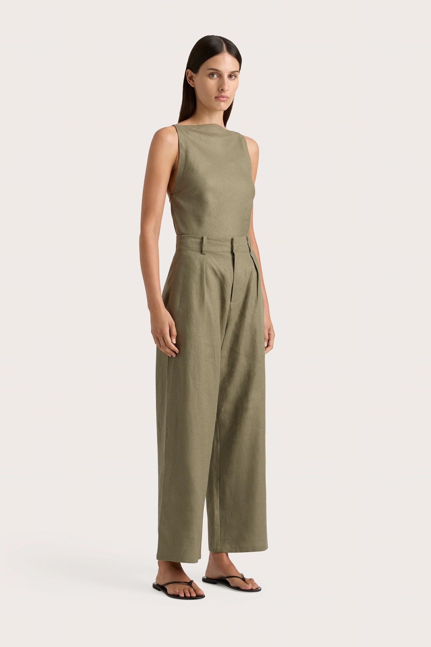 Antibes Top Khaki - Final Sale Product Image