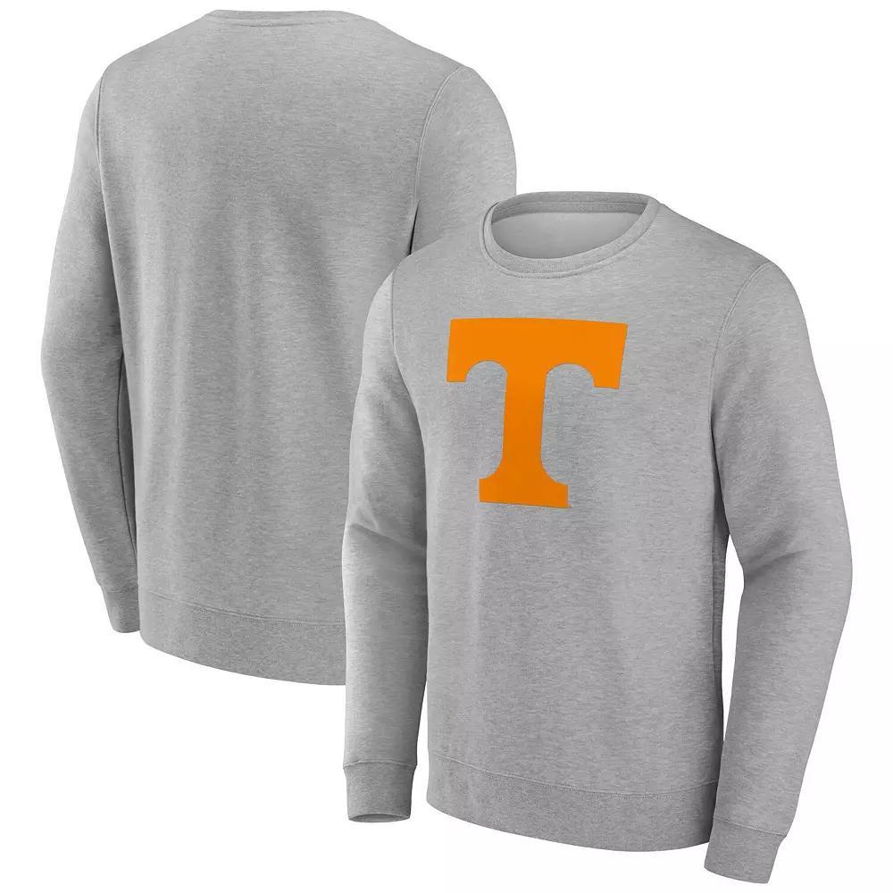 Men's Fanatics Gray Tennessee Volunteers Fleece Pullover Sweatshirt, Size: XL, Grey Product Image