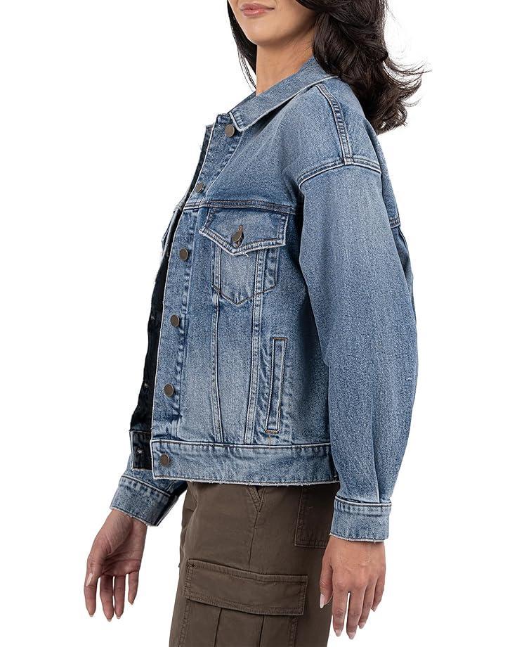 Julia Crop Jacket w/ Drop Shoulder-Regular Waistband Product Image