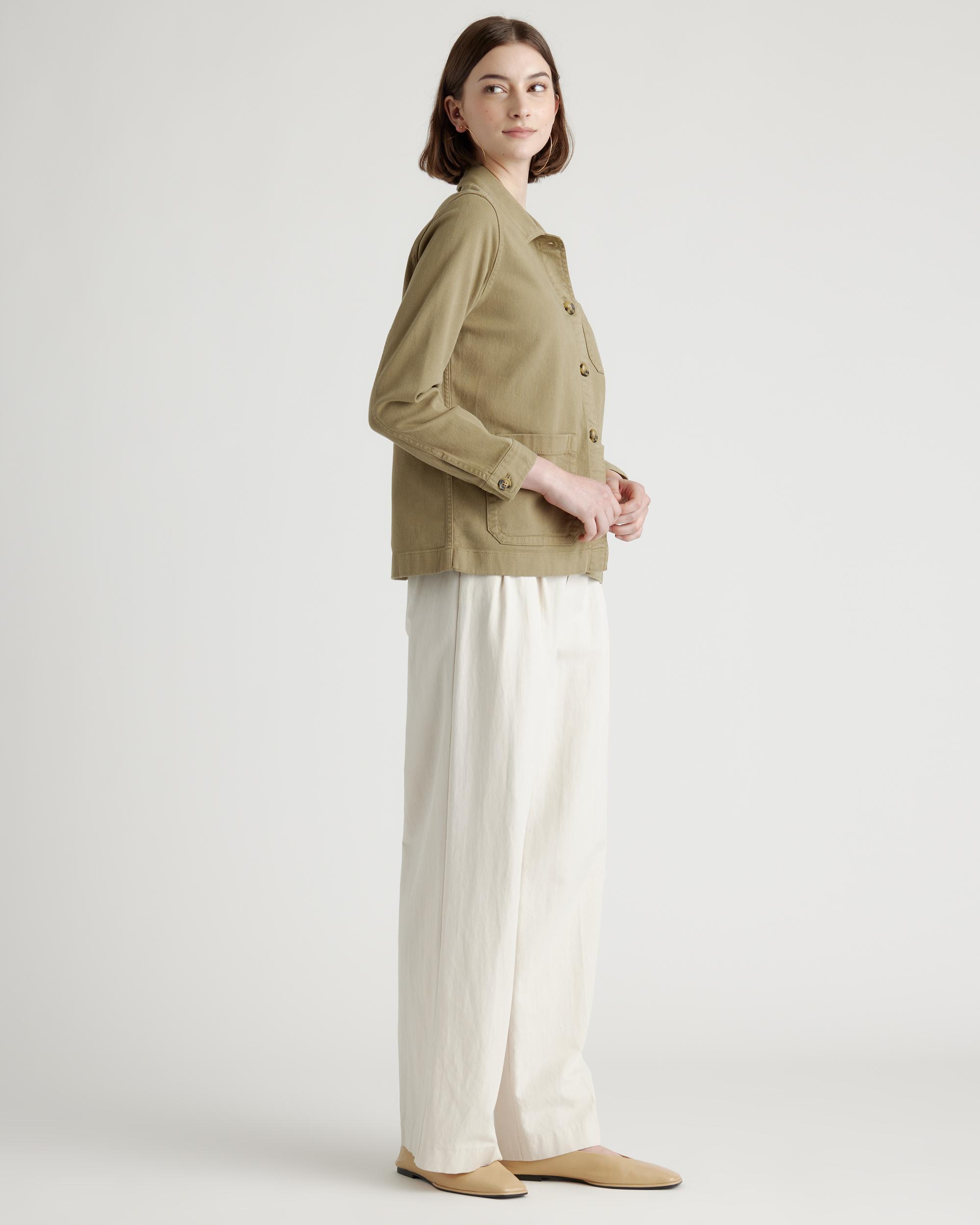 Quince | Women's Organic Comfort Stretch Chore Jacket Size XS, Organic Cotton Product Image