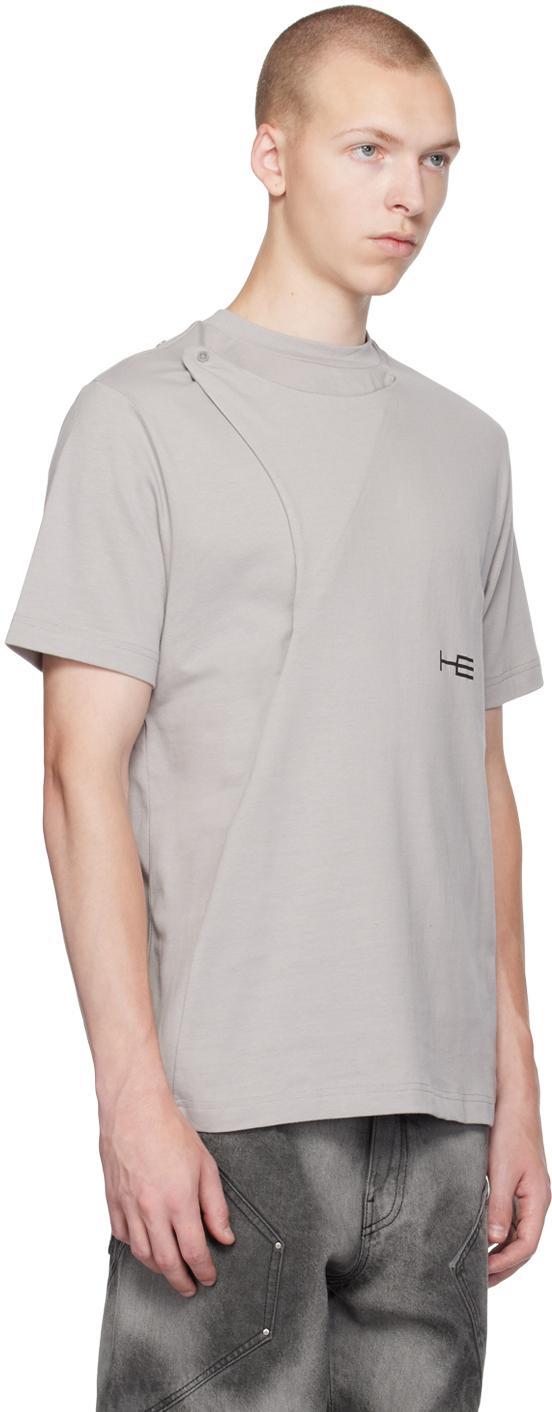 HELIOT EMIL Gray Enubilous T-shirt In Light Grey Product Image